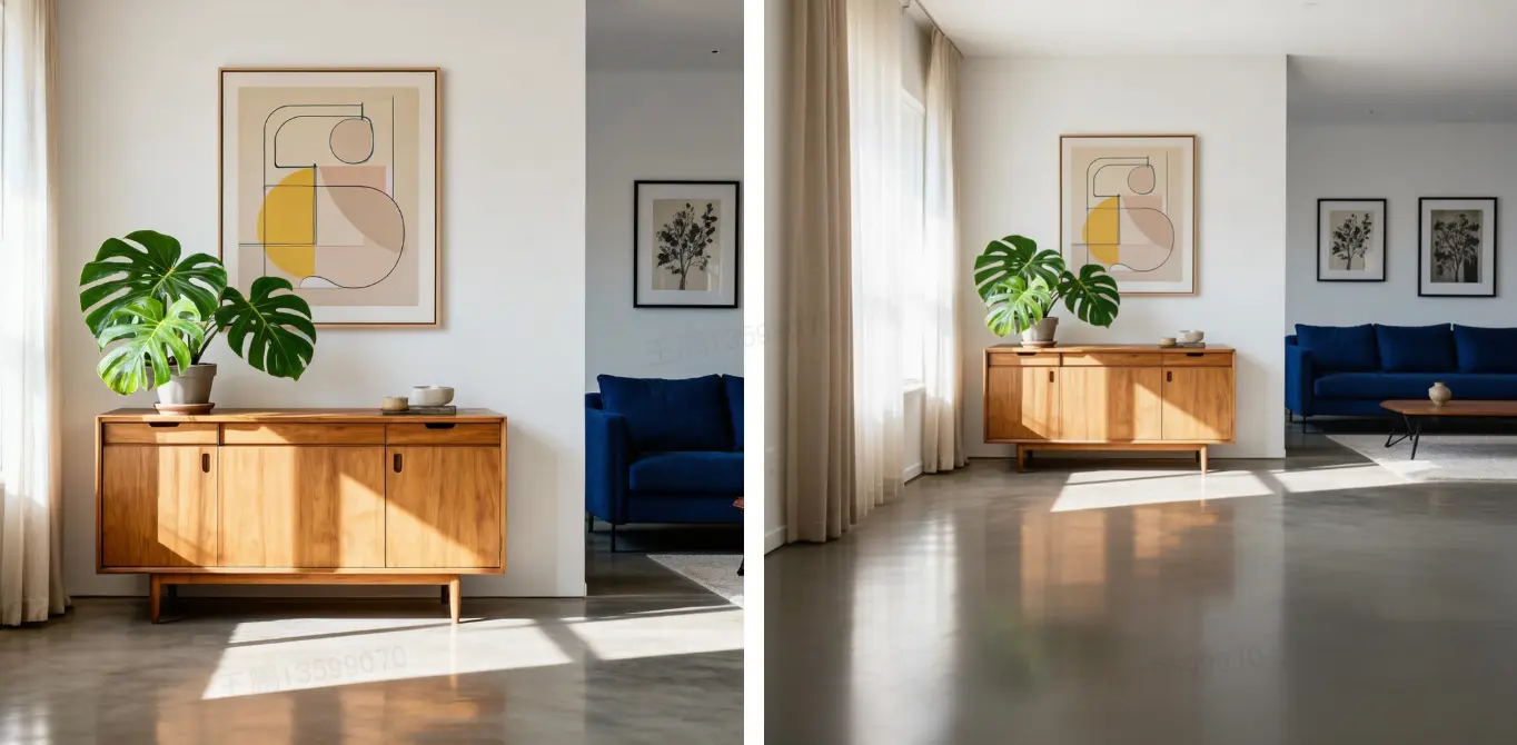 prompt：拉遠鏡頭，顯示更多室內場景