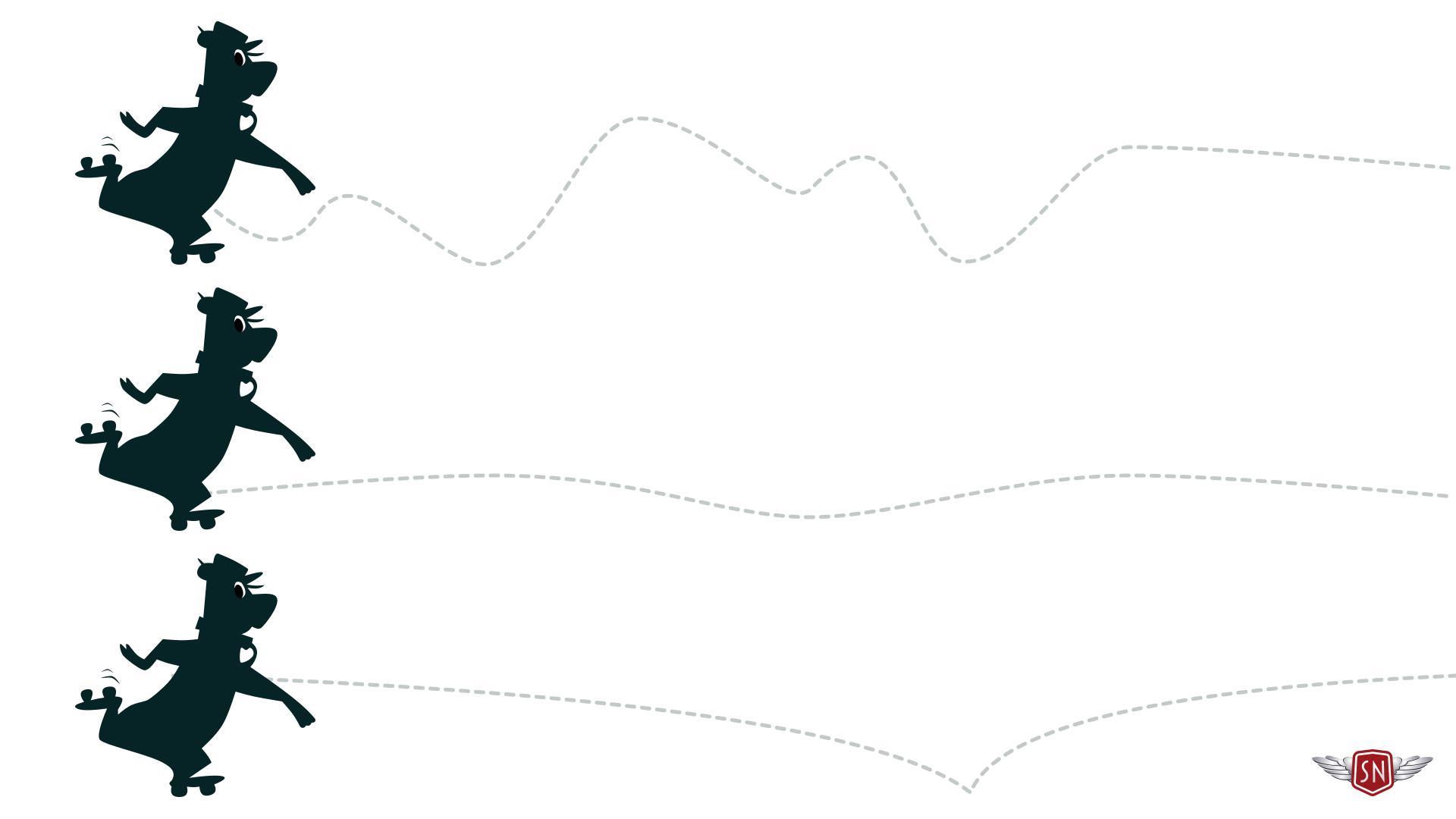 Several variants of the Yogi Bear title card recreated by Andy Clarke