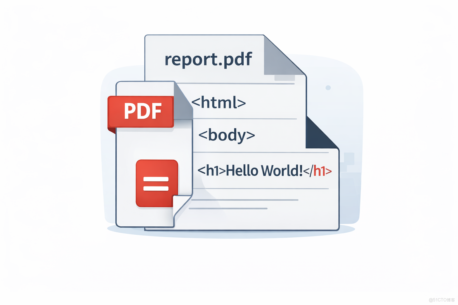 PDF 實際內容為 HTML