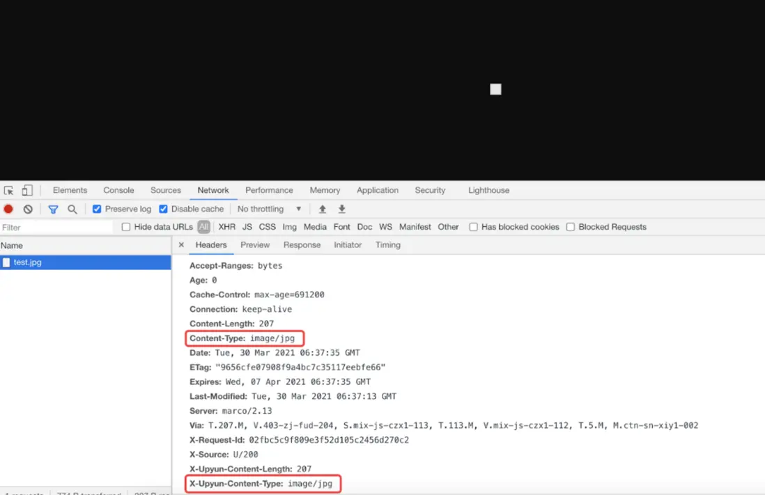 設置了 Content-Type 上傳的偽裝圖片再也打不開了