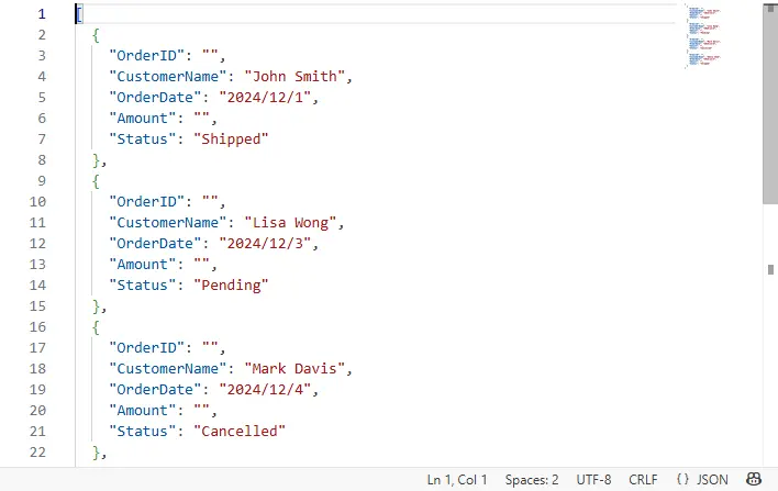 Python導出Excel到JSON