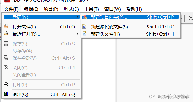 docker 龍芯板_新建項目_07