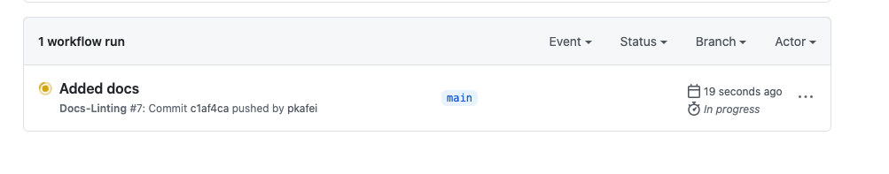 Screenshot of GitHub website