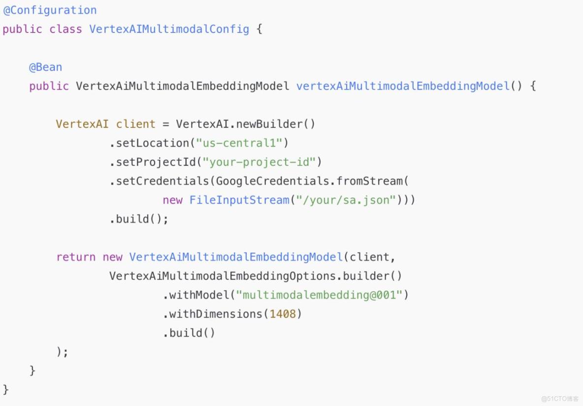 震撼！SpringAI 扛起多模態大旗：Google Vertex AI 嵌入模型太強了！_Google_06