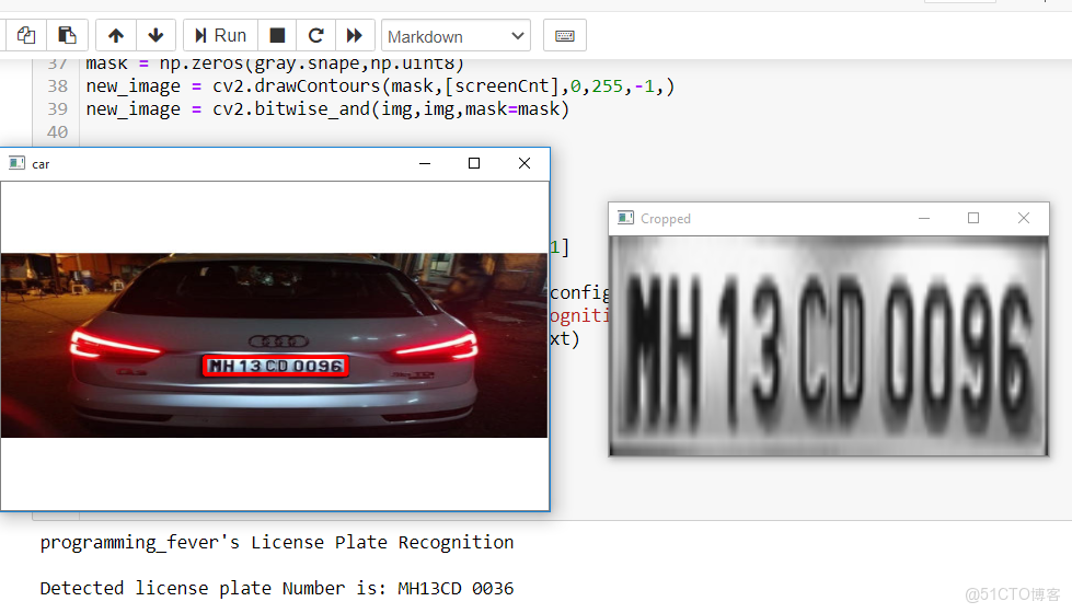 基於OpenCV 的車牌識別_字符識別_09