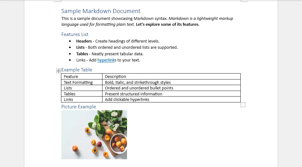 Python轉換Word到Markdown