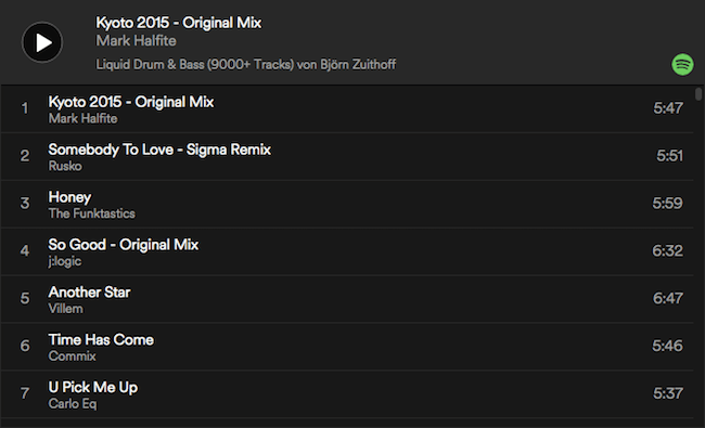 Liquid Drum And Bass Playlist