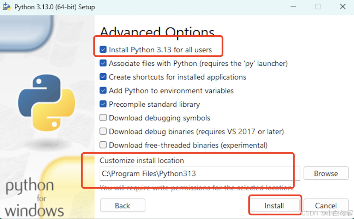 Python安裝教程（附安裝包）_python安裝包pan_#windows_04