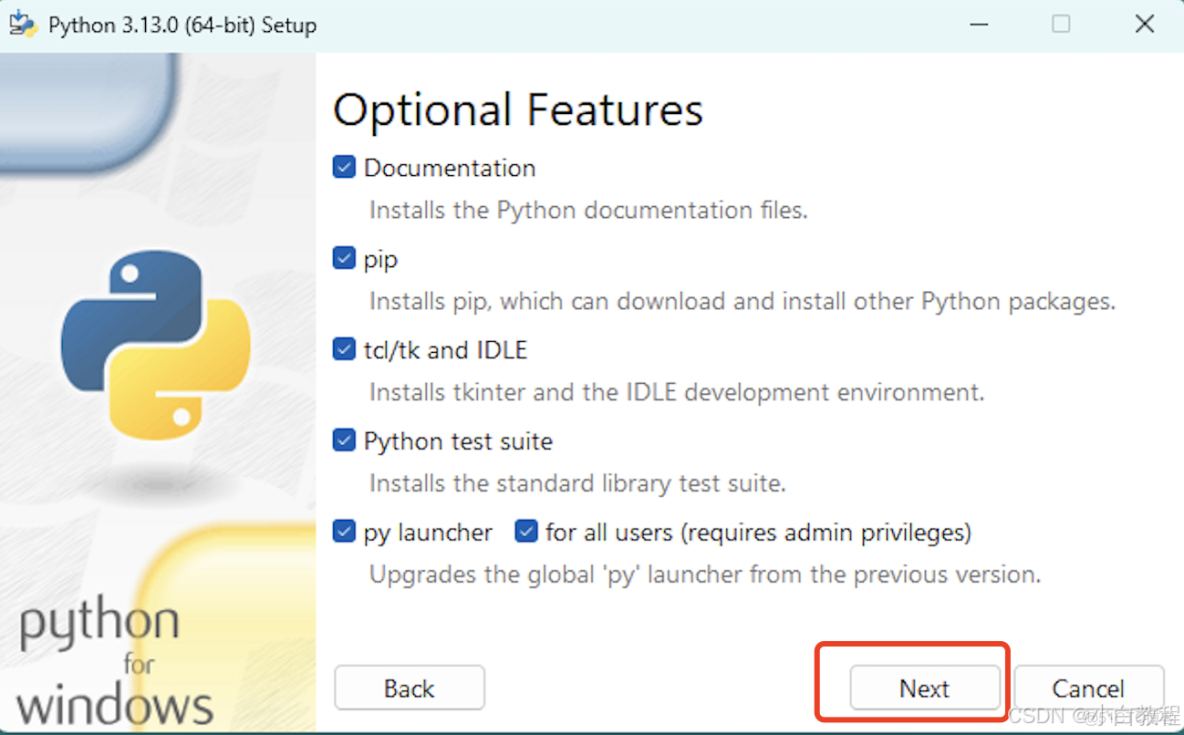 Python安裝教程（附安裝包）_python安裝包pan_Python_03