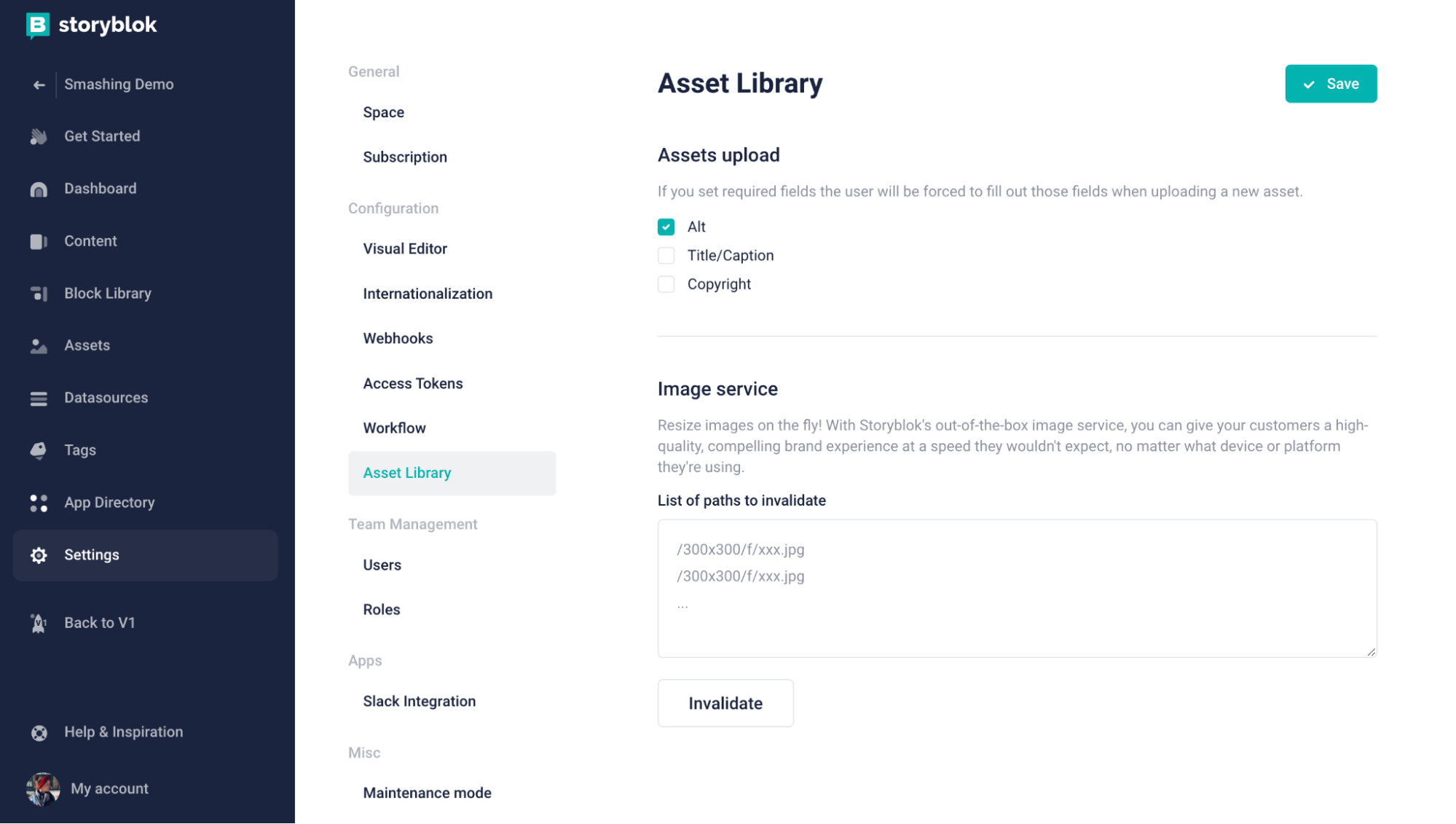 Asset Library