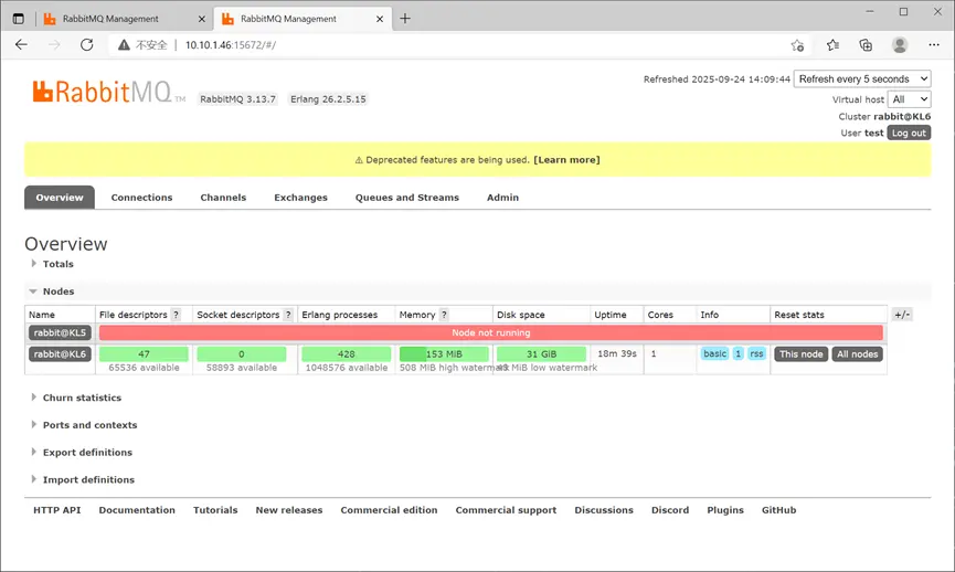 雙機故障集羣狀態