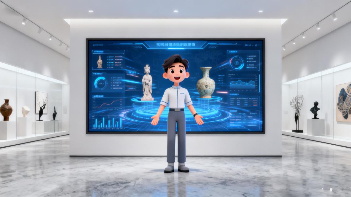 數字展廳升級重點推薦方案：AI數字人+智慧大屏實現低成本高互動_智慧展廳_03