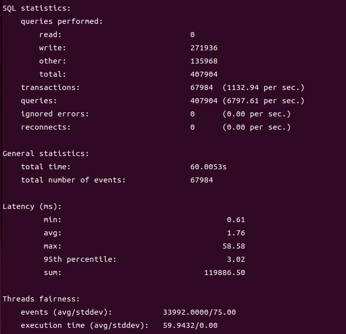 Ubuntu22.04下用sysbench壓力測試openGauss數據庫的實踐記錄_壓力測試_23
