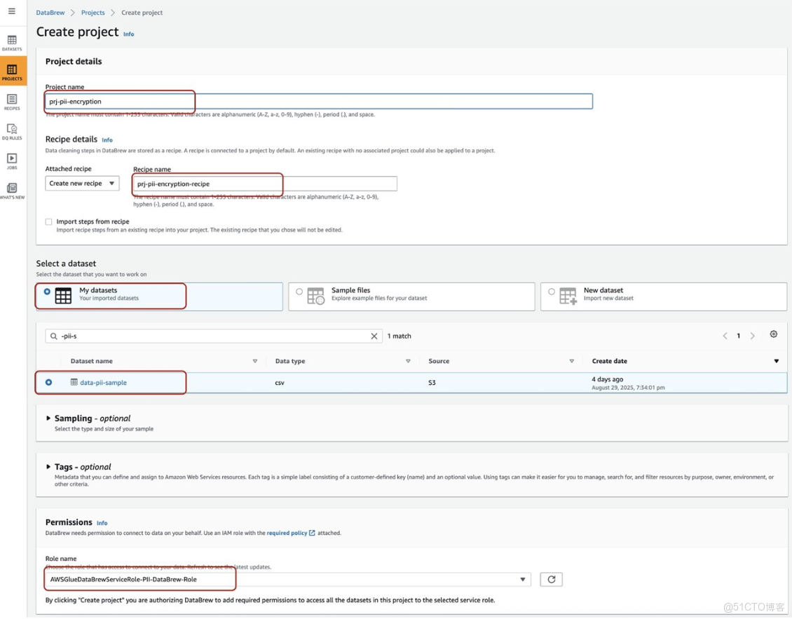 Amazon Athena 數據解密實戰：結合 Lambda 解密 DataBrew 加密 PII 數據指南_Lambda_19