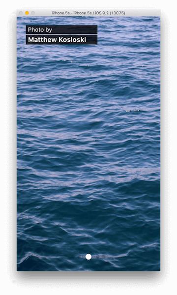 Wallpaper image with credits.