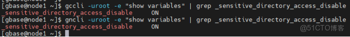 南大通用GBase 8a_SENSITIVE_DIRECTORY_ACCESS_DISABLE 參數介紹_GBase 8a_08