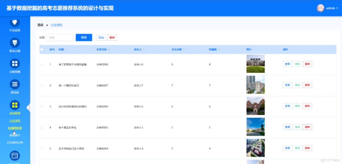 基於數據挖掘的高考志願推薦系統的設計與實現-計算機畢業設計源碼+LW文檔_數據_03