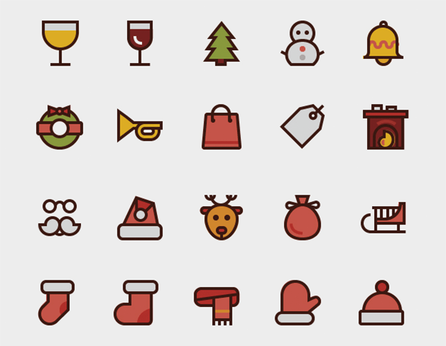 Christmas Winter Icons