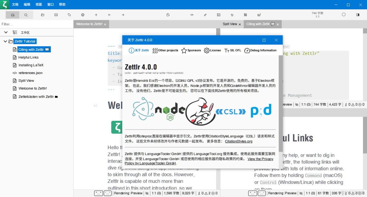 Zettlr V4.0.0單文件：開源 Markdown 編輯器_自定義