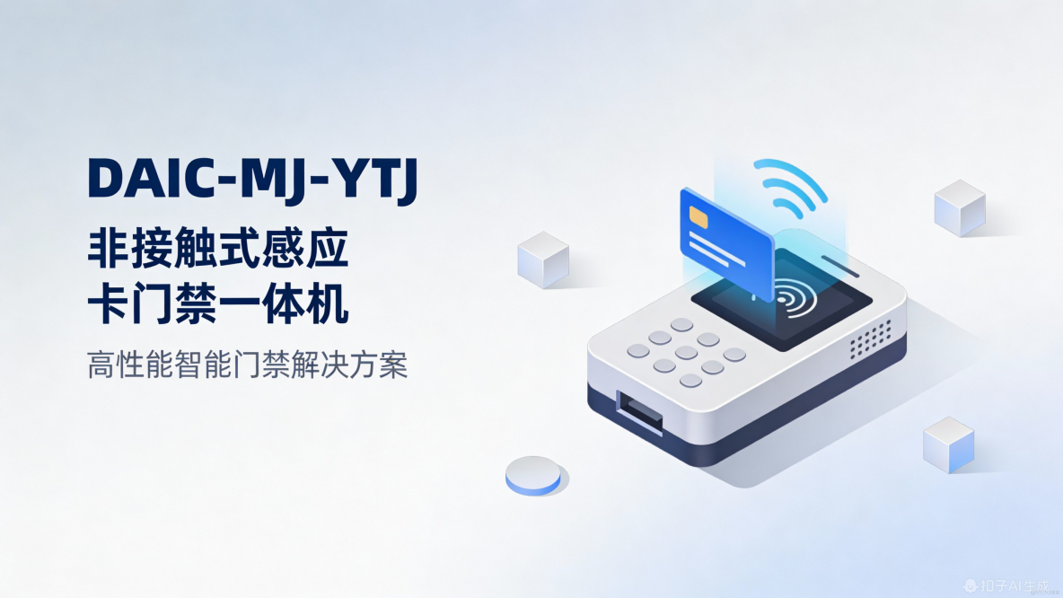 非接觸式感應卡門禁一體機是一款集讀卡、控制和執行於一體的高性能安防設備，它通過高度集成化的設計，顯著簡化了安裝流程，非常適合智能小區、辦公樓、電梯外呼等需要獨立、可靠出入管控的場景_智能門禁_02