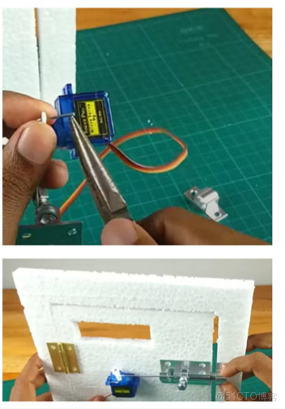 如何使用鍵盤和LCD顯示製作一個安全的基於Arduino的門鎖_伺服電機_07