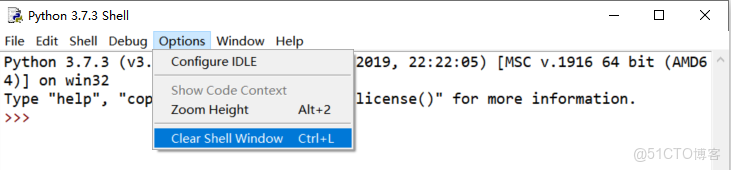 python3的idle怎麼清屏_快捷鍵_11