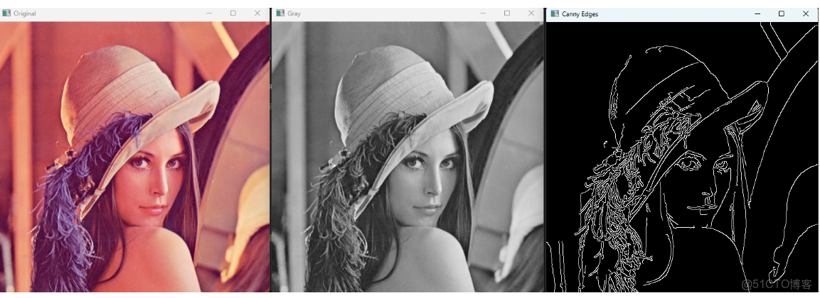 OpenCV——邊緣檢測入門、Canny邊緣檢測_51CTO博客_#人工智能_07