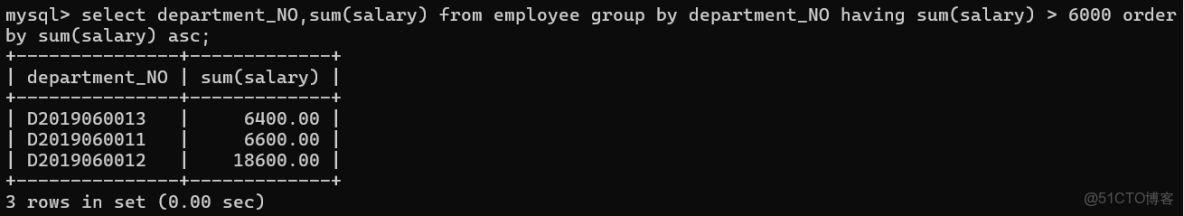 SQL-數據庫查詢練習_升序_15