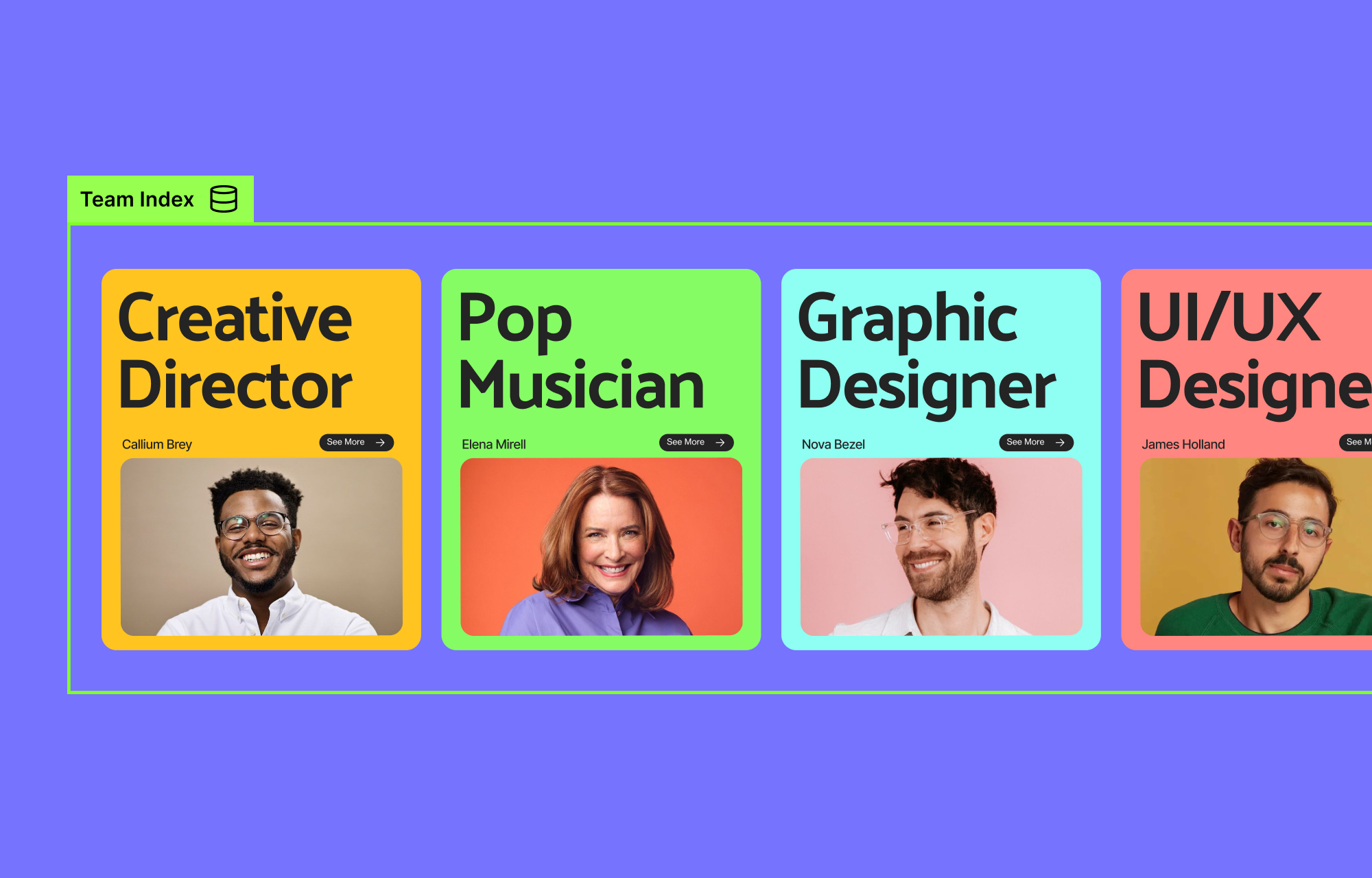 Image showing Droip’s dynamic content management capabilities.