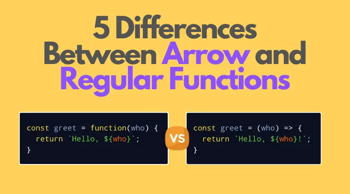 箭頭函數與常規函數