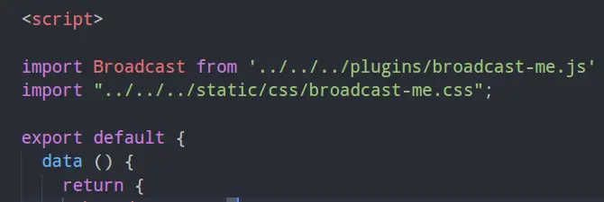 vue中使用此框架
