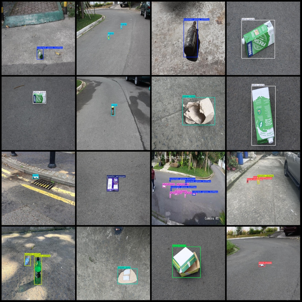 智慧城市道路路面垃圾檢測數據集VOC+YOLO格式3321張17類別_xml文件_03