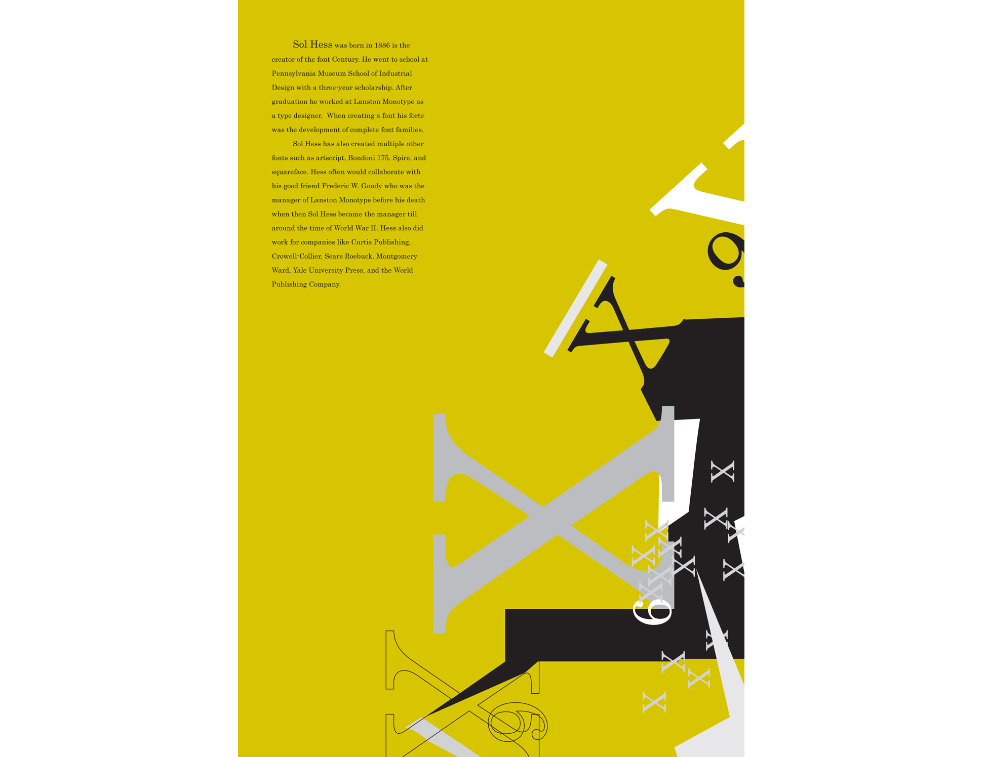 Typographic poster