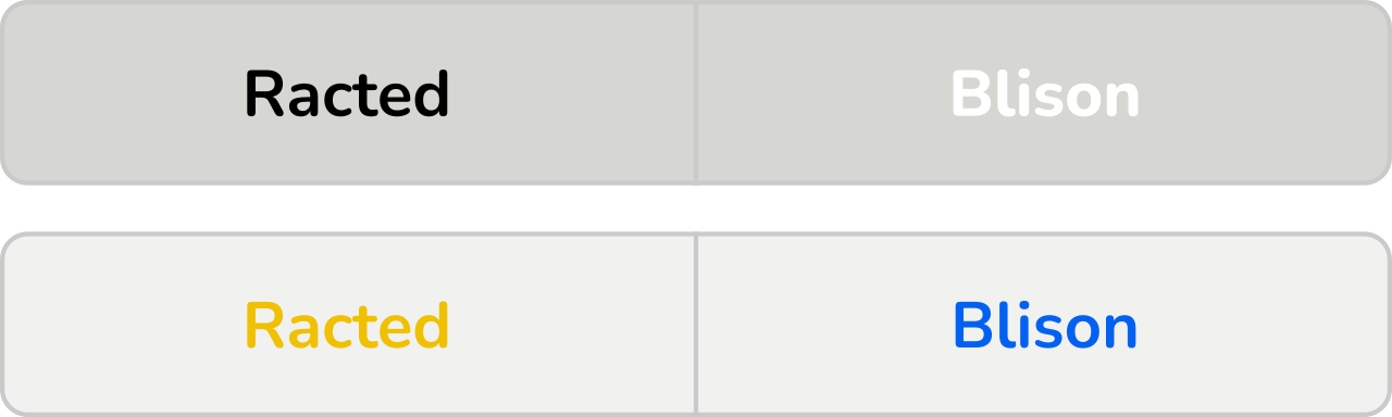 Contrast of inverted colors in text labels