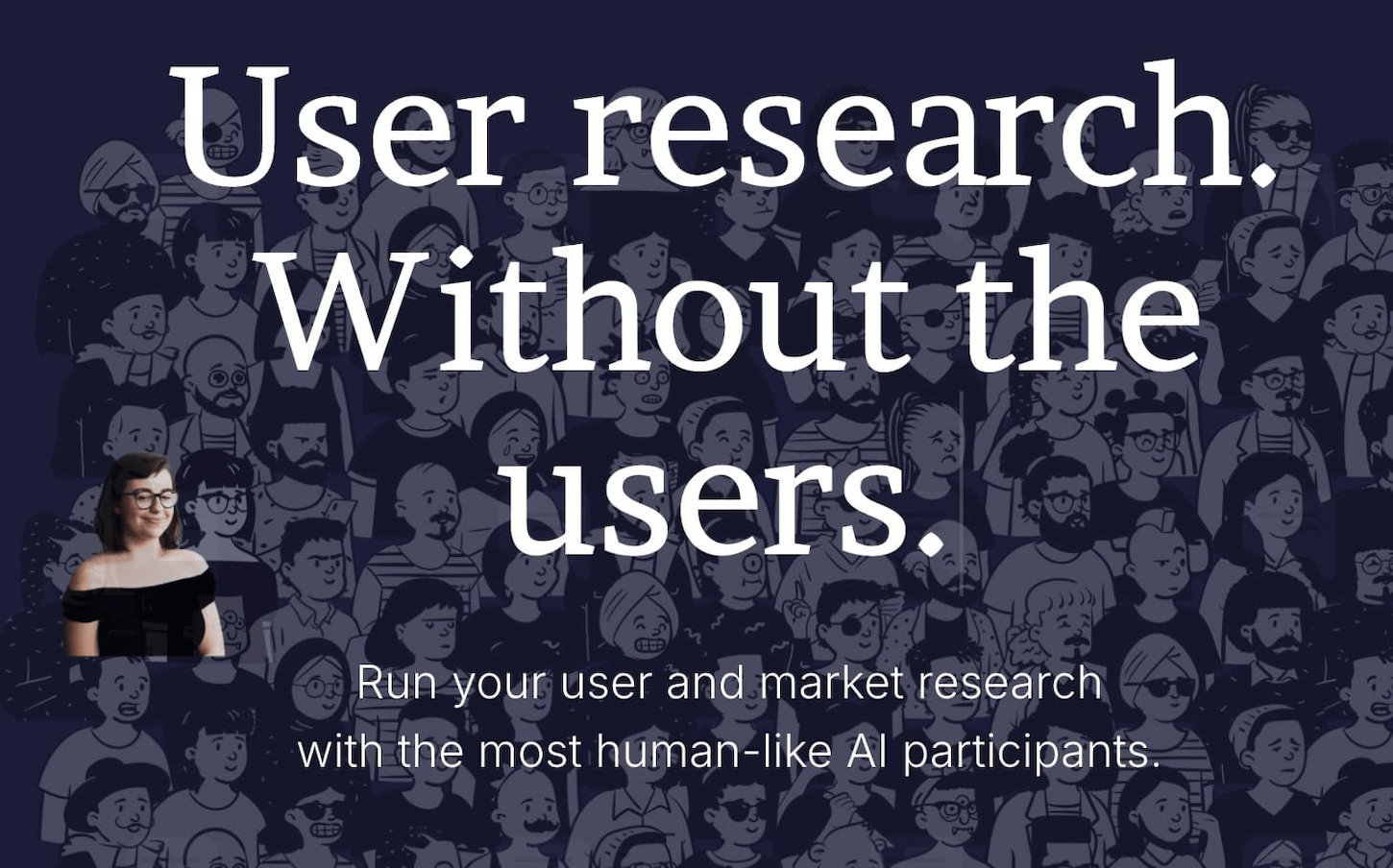 One of the tools to conduct synthetic testing, or AI-generated UX research, without users.
