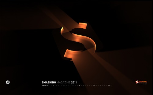 Smashing Wallpaper - January 2011
