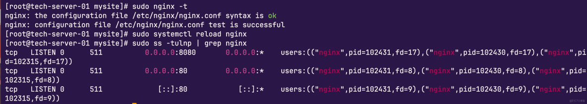 openEuler軟件生態體驗：快速部署Nginx Web服務器_配置文件_07