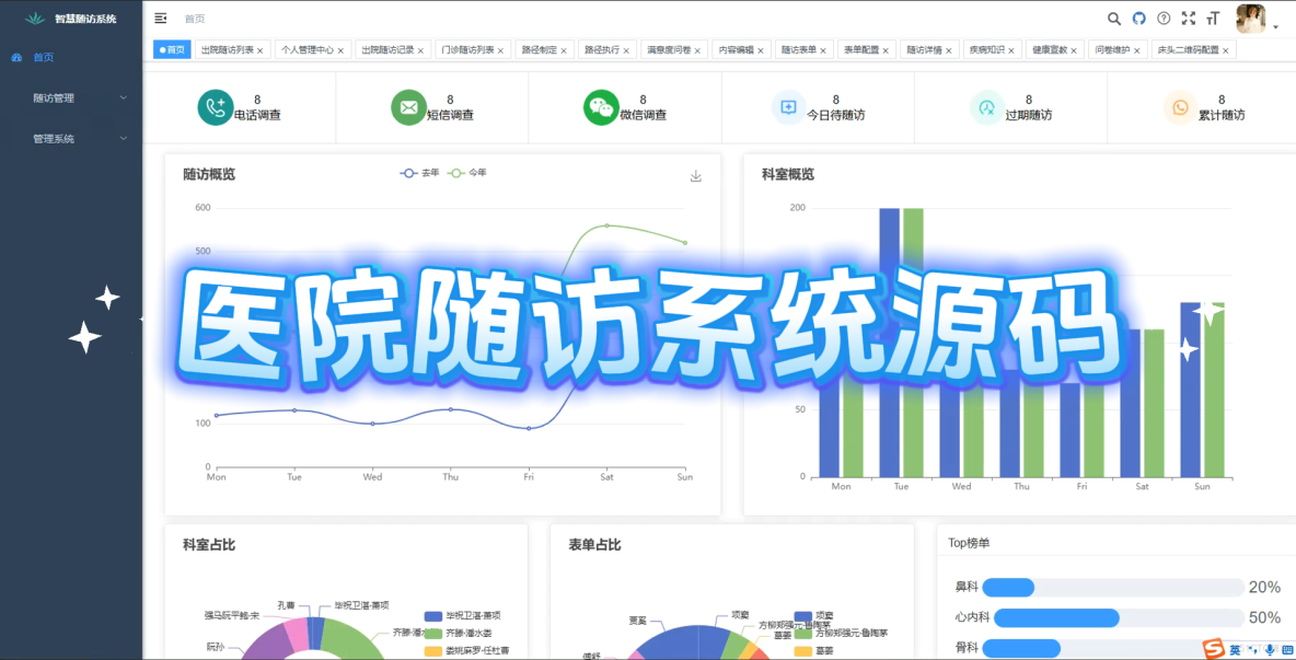 項目級醫院隨訪管理系統源碼，java患者隨訪管理系統源碼，智能隨訪系統源碼，出院隨訪系統源碼_數據