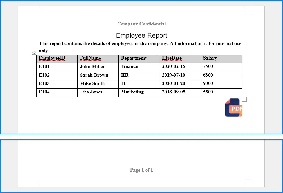 C#創建並保存Word文檔