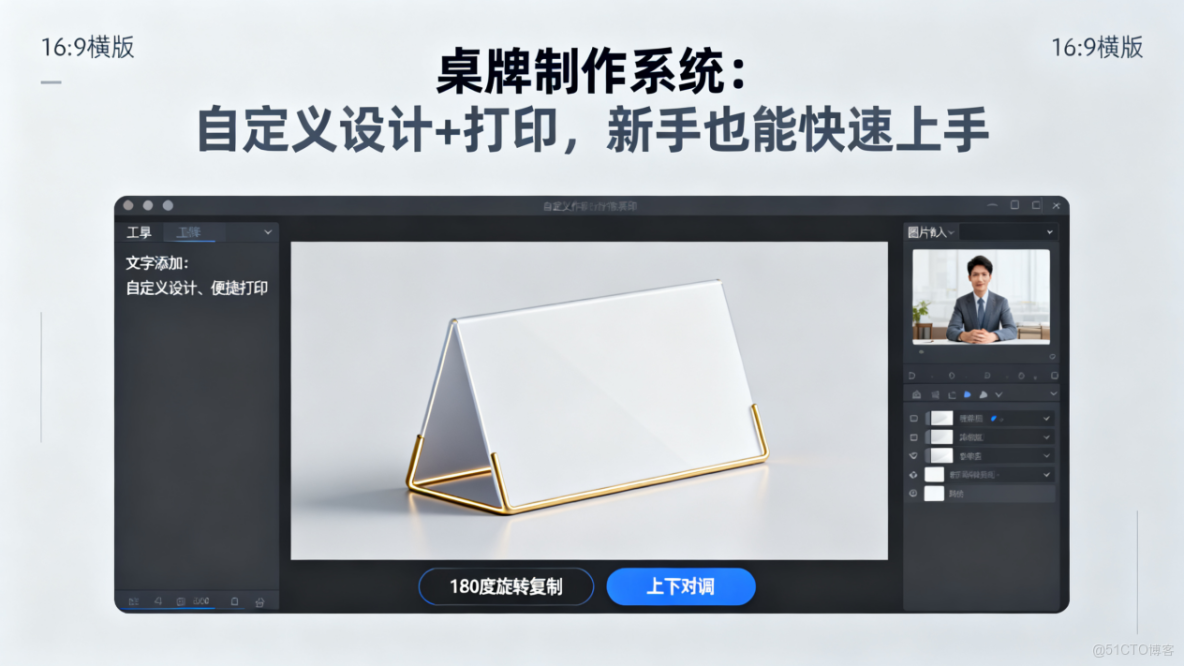 桌牌製作系統：自定義設計 + 打印，高效搞定桌牌_上傳圖片