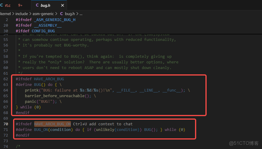 Linux內核之BUG_ON()和WARN_ON()_linux warn_自定義