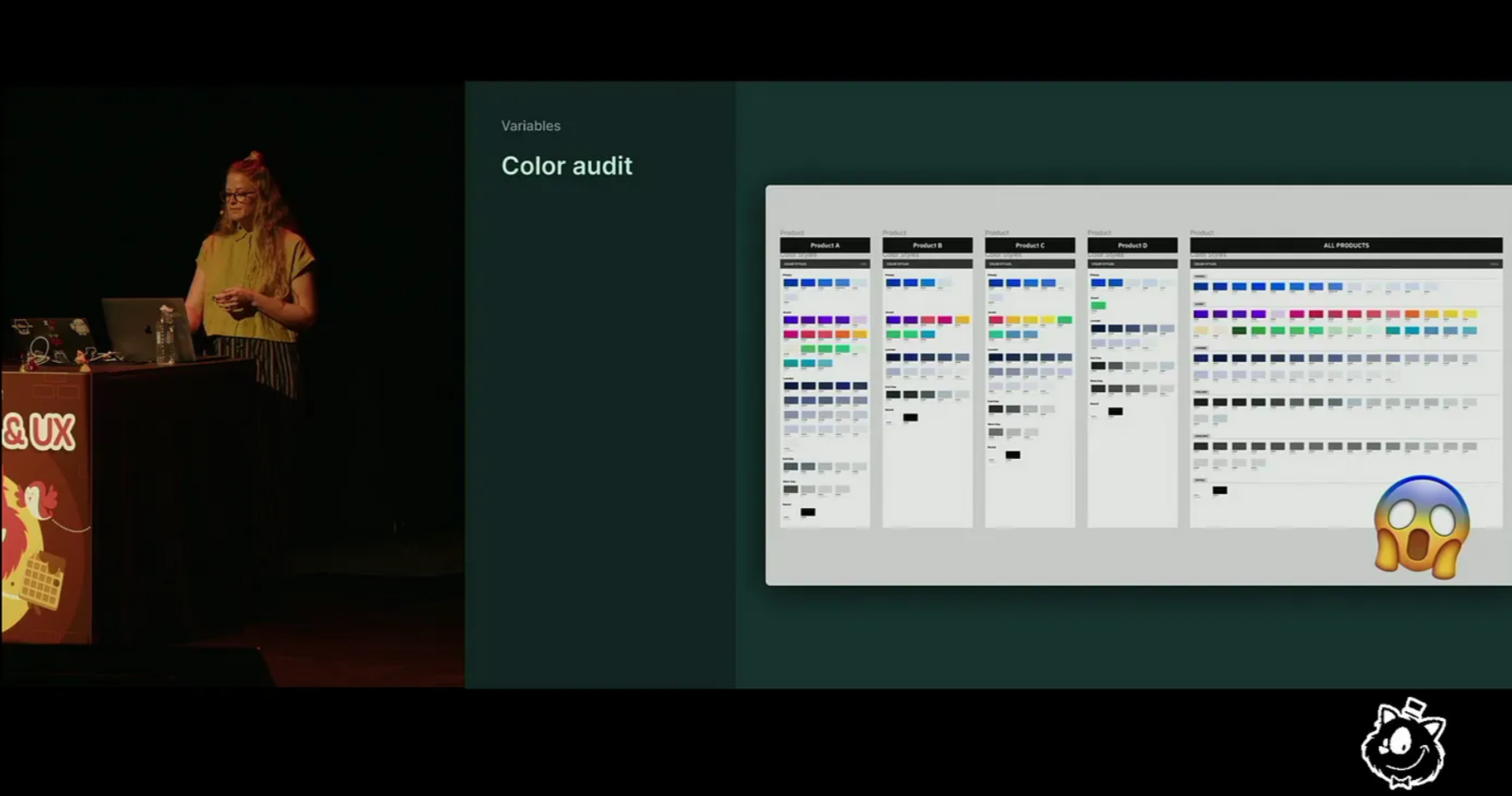 Molly Hellmuth on stage