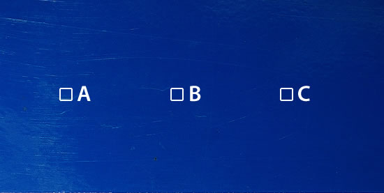 Which blue is better?