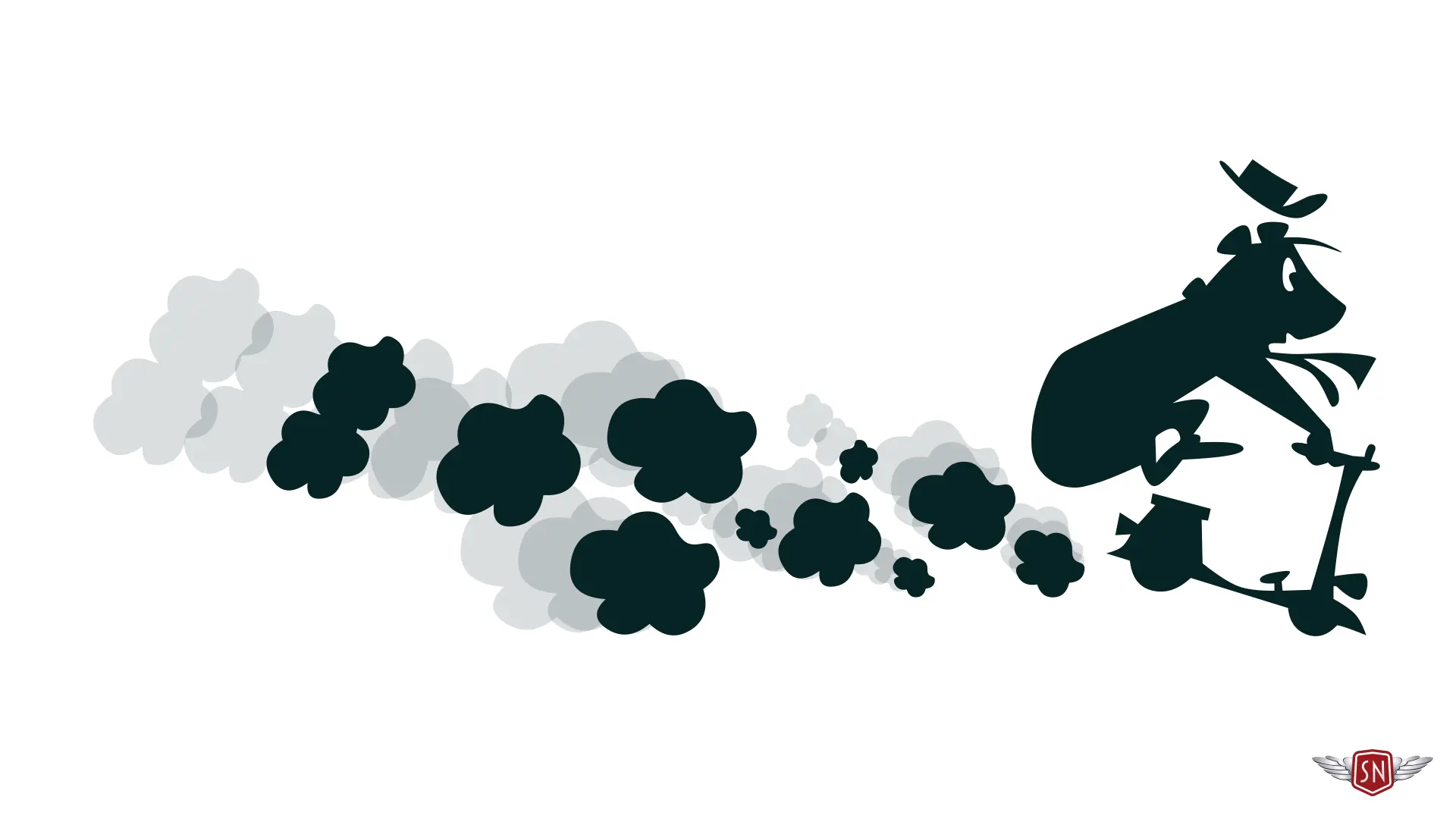 Yogi Bear title card recreated by Andy Clarke