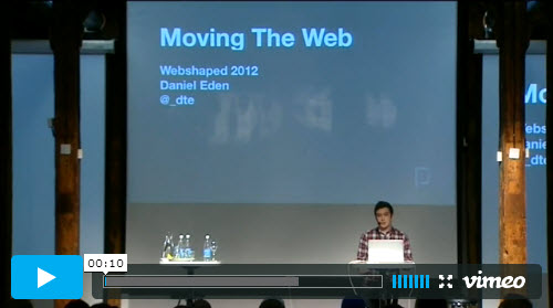 Dan Eden - Moving The Web