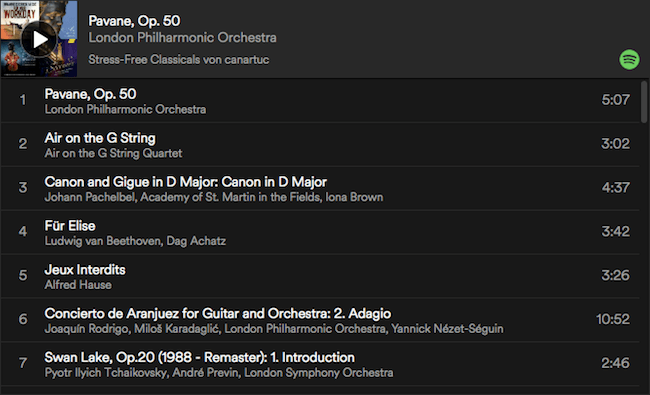 Stress-Free Classicals Playlist