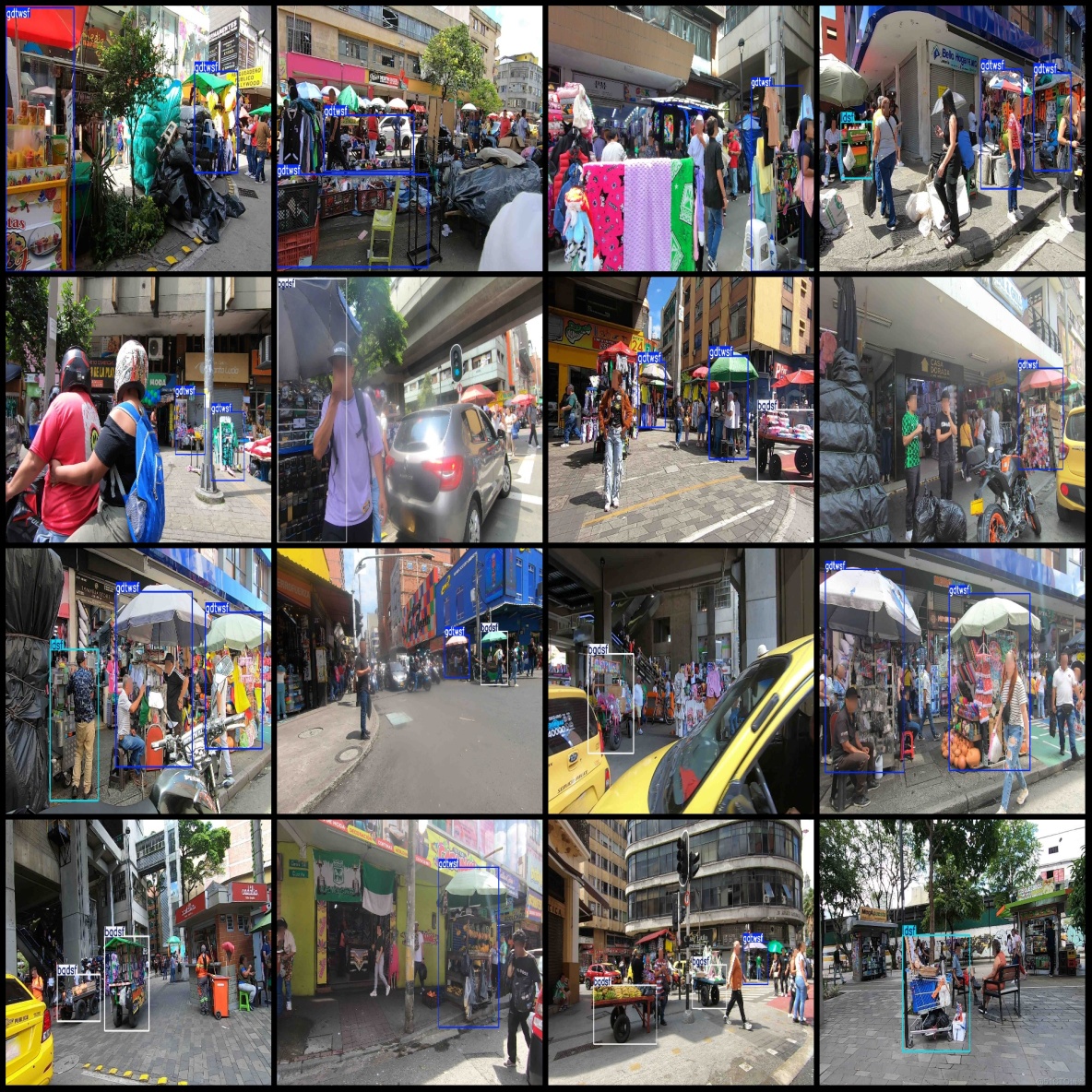 流動攤販佔道經營街上擺攤檢測數據集VOC+YOLO格式1396張3類別_數據集_03