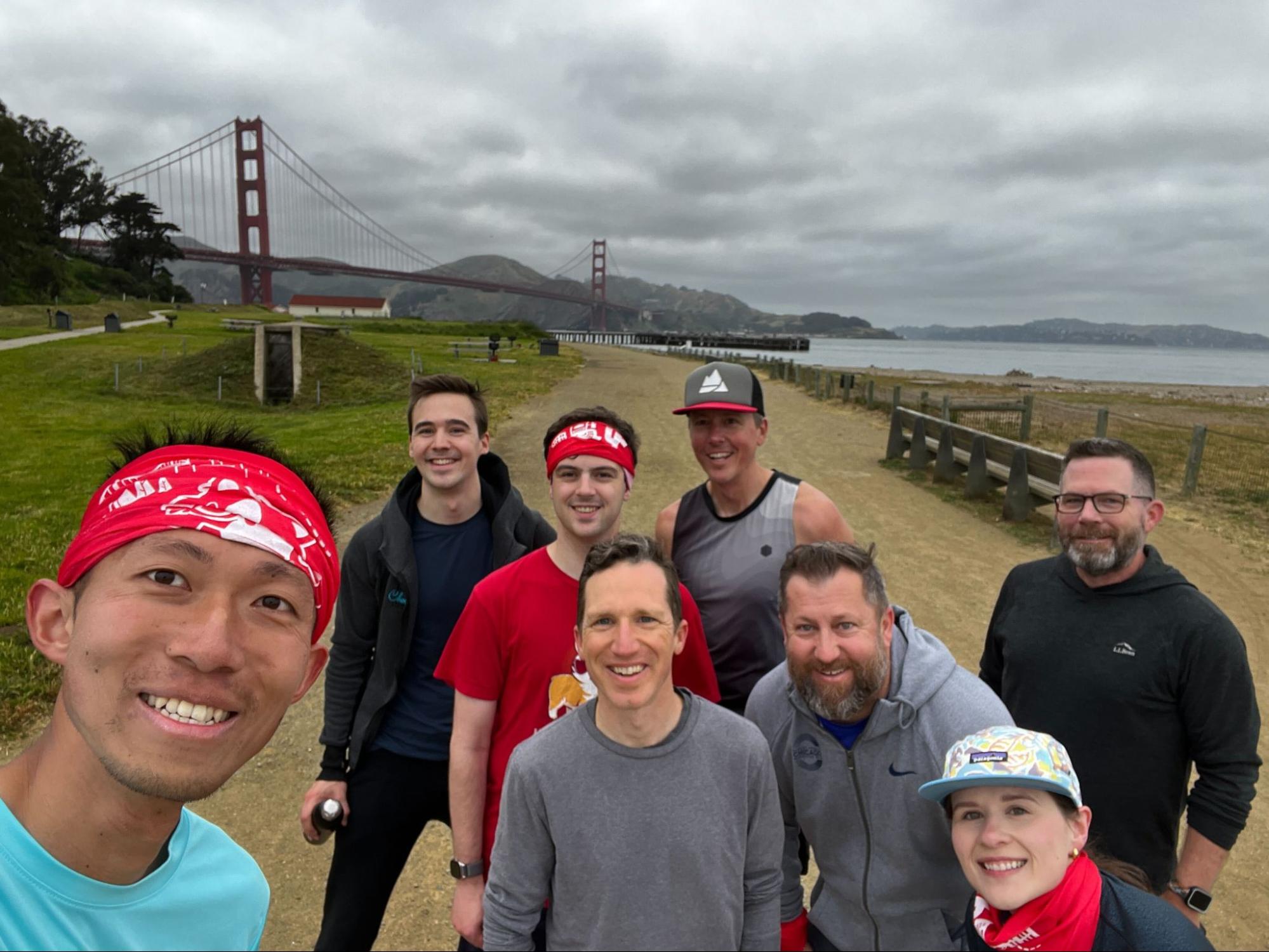 The Tuesday morning running club