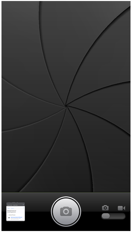 Shutter animation in Apple iOS 6 camera app