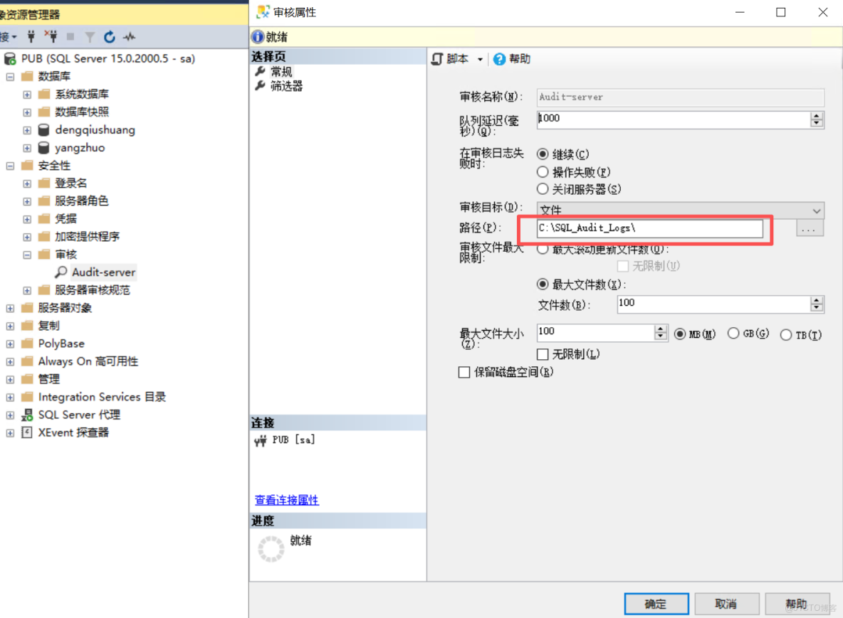 SQLServer 審計（默認，圖形）_表名_02